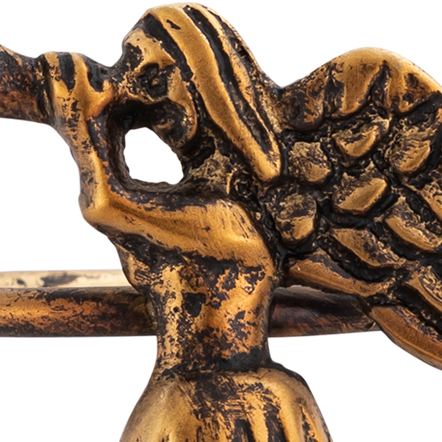 Fairy Metal Napkin Ring Antique Brass (Set of 4)