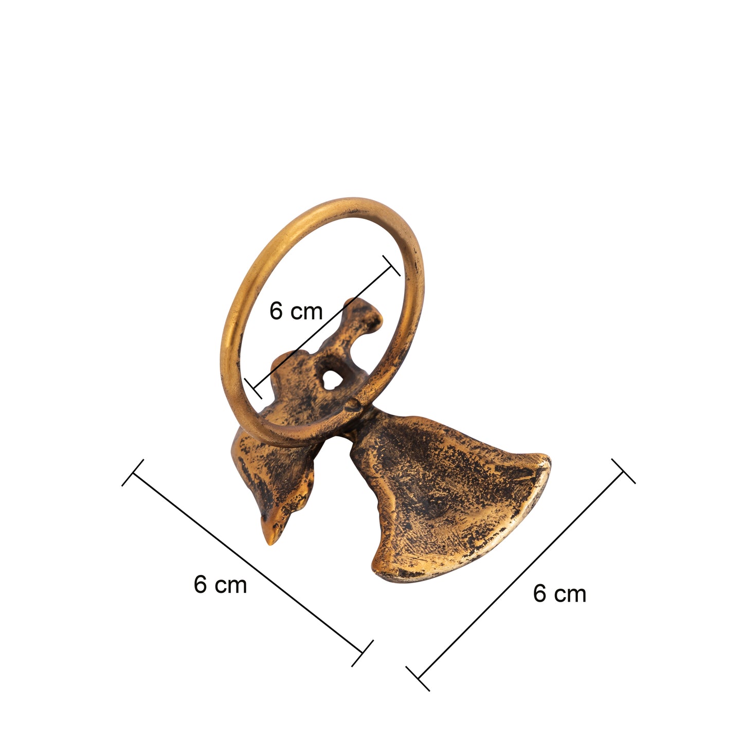 Fairy Metal Napkin Ring Antique Brass (Set of 4)