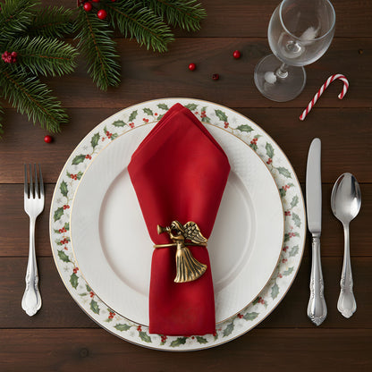 Fairy Metal Napkin Ring Antique Brass (Set of 4)