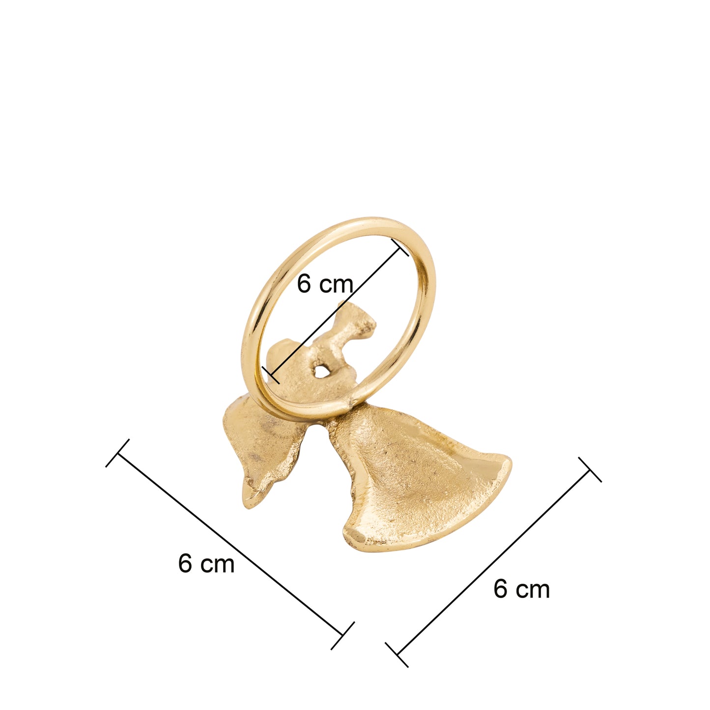 Fairy Metal Napkin Ring Gold (Set of 4)