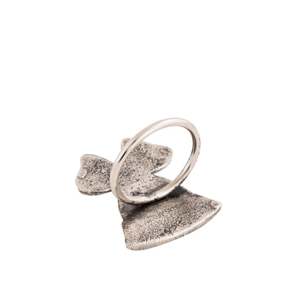 Jingle Bell Metal Napkin Ring Antique Silver (Set of 4)