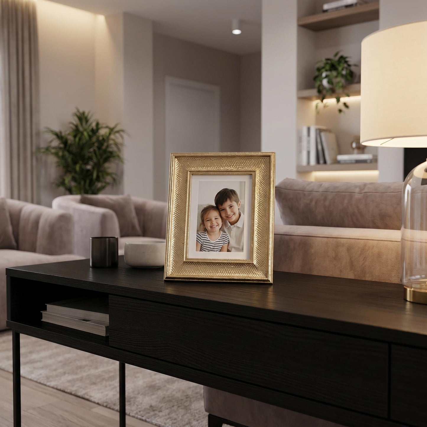 Metal Photo Frame Medium (5"x7") Gold Finish | Milford