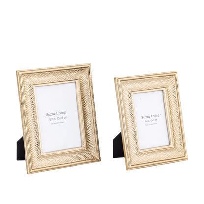 Metal Photo Frame Small (4"x6") Gold Finish | Milford