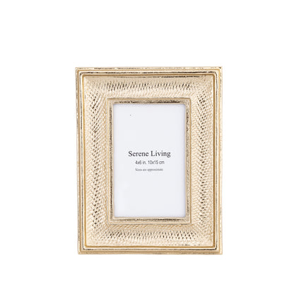 Metal Photo Frame Small (4"x6") Gold Finish | Milford
