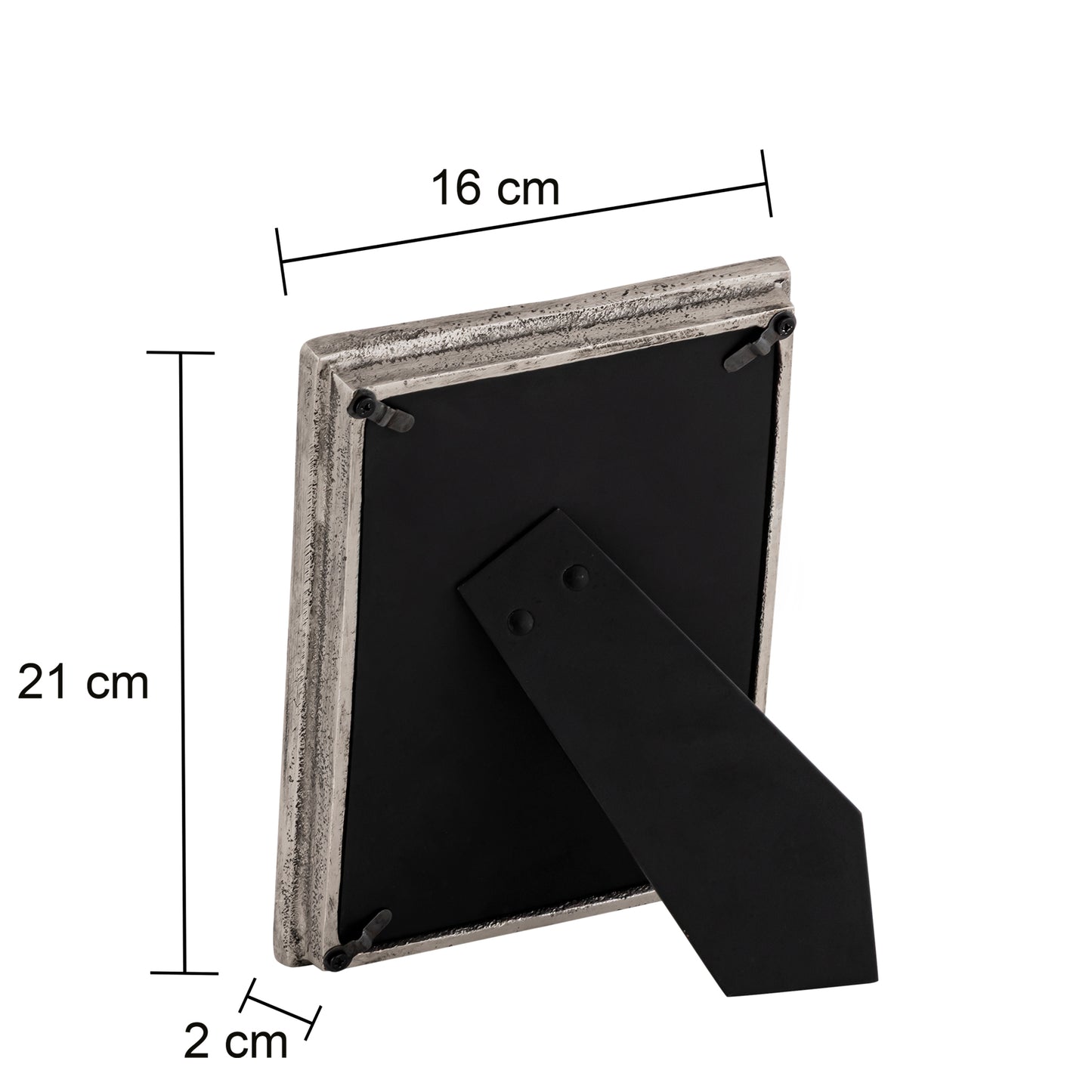 Stafford  Metal Photo Frame Medium Antique Silver (5"x7")