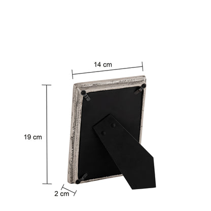 Stafford Metal Photo Frame Small Antique Silver (4"x6")