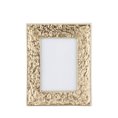 Sudbury Textured Metal Photo Frame Medium Gold (4"x6")
