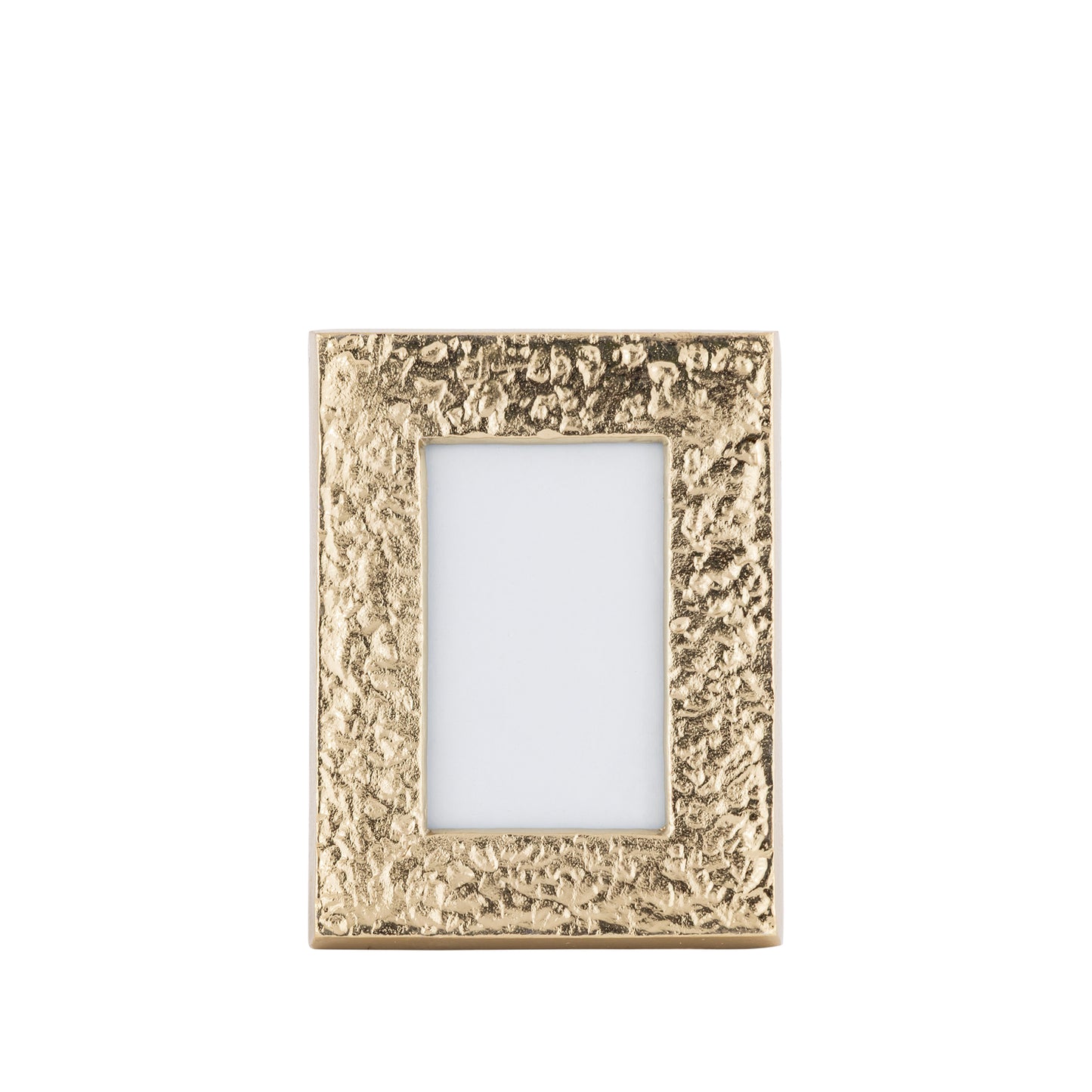 Sudbury Textured Metal Photo Frame Small Gold (3"x5")