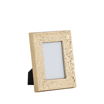 Sudbury Textured Metal Photo Frame Small Gold (3"x5")