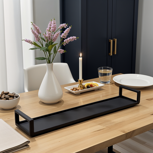 Longford Rectangular Decorative Tray Antique Bronze Finish