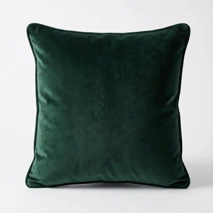 Cotton Velvet Cushion Cover Emerald Green - 1 Piece
