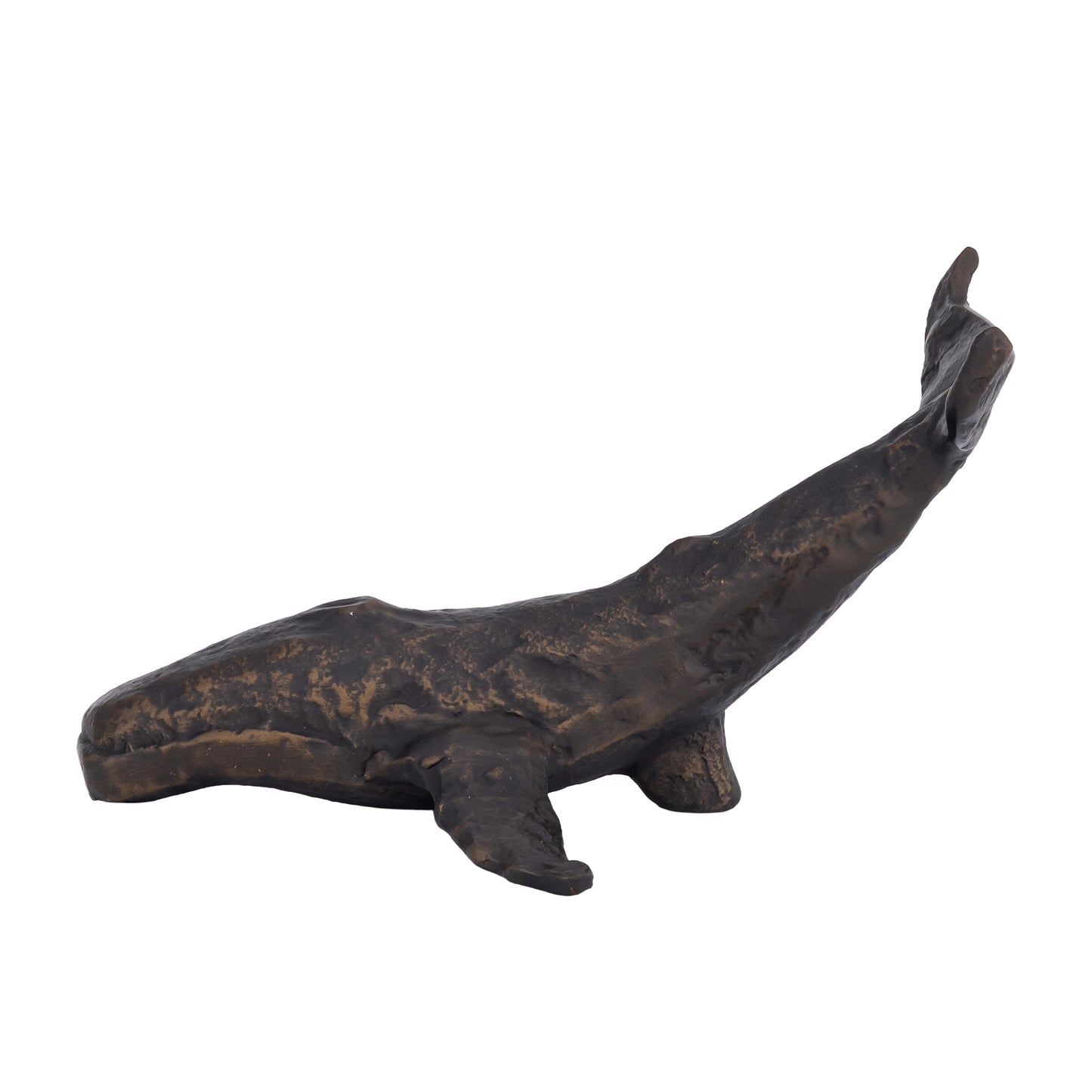 Whale Statue Small Antique Bronze Finish | Keiko
