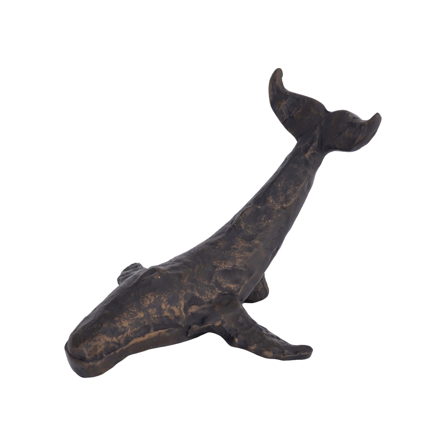 Whale Statue Small Antique Bronze Finish | Keiko