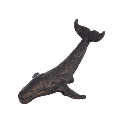Whale Statue Small Antique Bronze Finish | Keiko