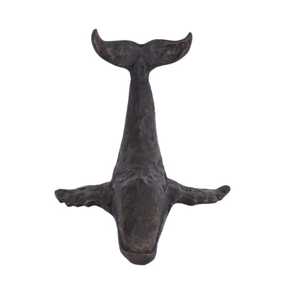 Whale Statue Small Antique Bronze Finish | Keiko