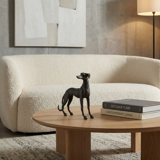 Greyhound Dog Statue Antique Bronze Finish – Modern Home Decor | Aspen – Serene Living